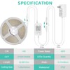 Wefomey COB LED Strip Light White, Dimmable 2700K-6500K High Density