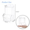 Hipiwe Clear Qtip Dispenser Wall Mount Acrylic Q Tip Holder