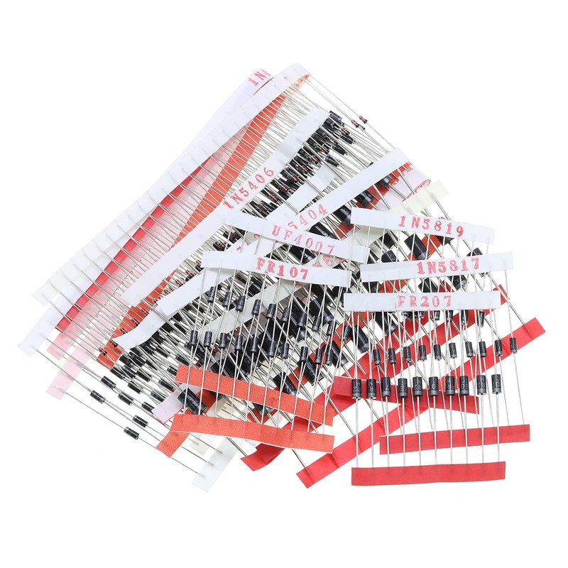 AUKENIEN 14 Values 300pcs Diode Assortment Kit Including Switching Rectifier