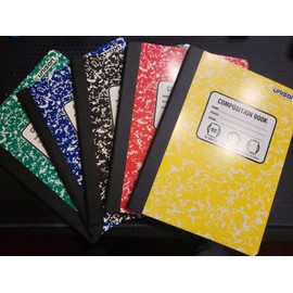 Top Flight Composition Books Notebooks  12PK Wide Ruled -  80 Sheets Each Unison
