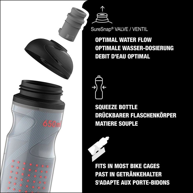 SIGG - Soft Bike Water Bottle - Pulsar Black -