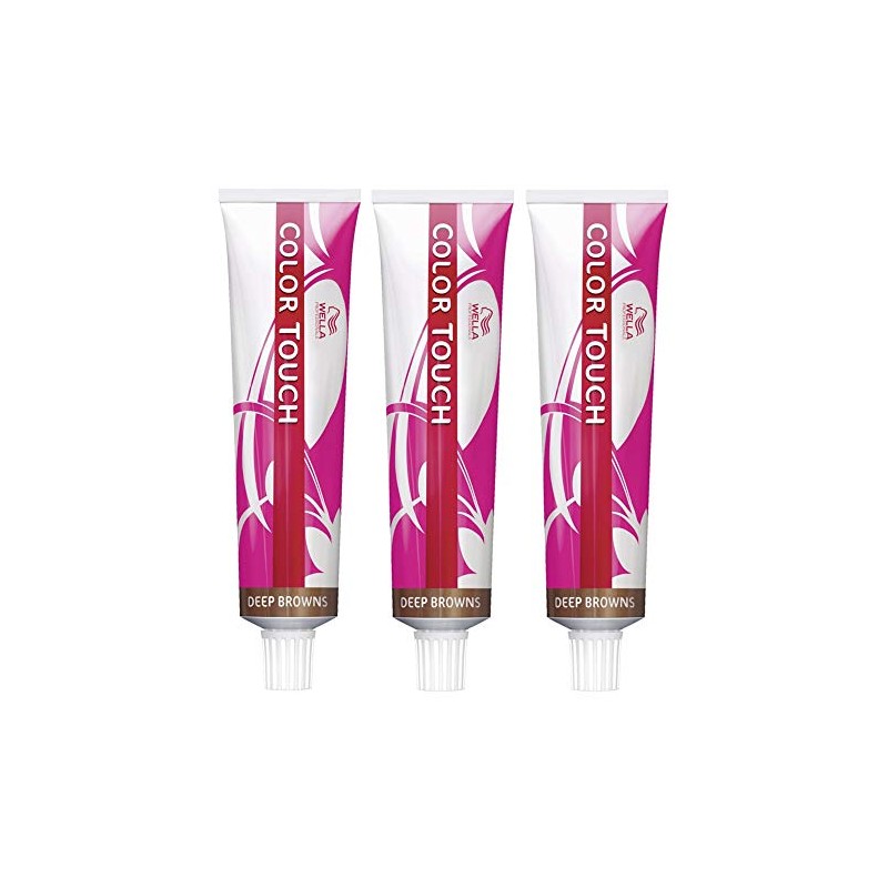 Wella Colour Touch Pure Naturals 4/0 Pack of 3 60