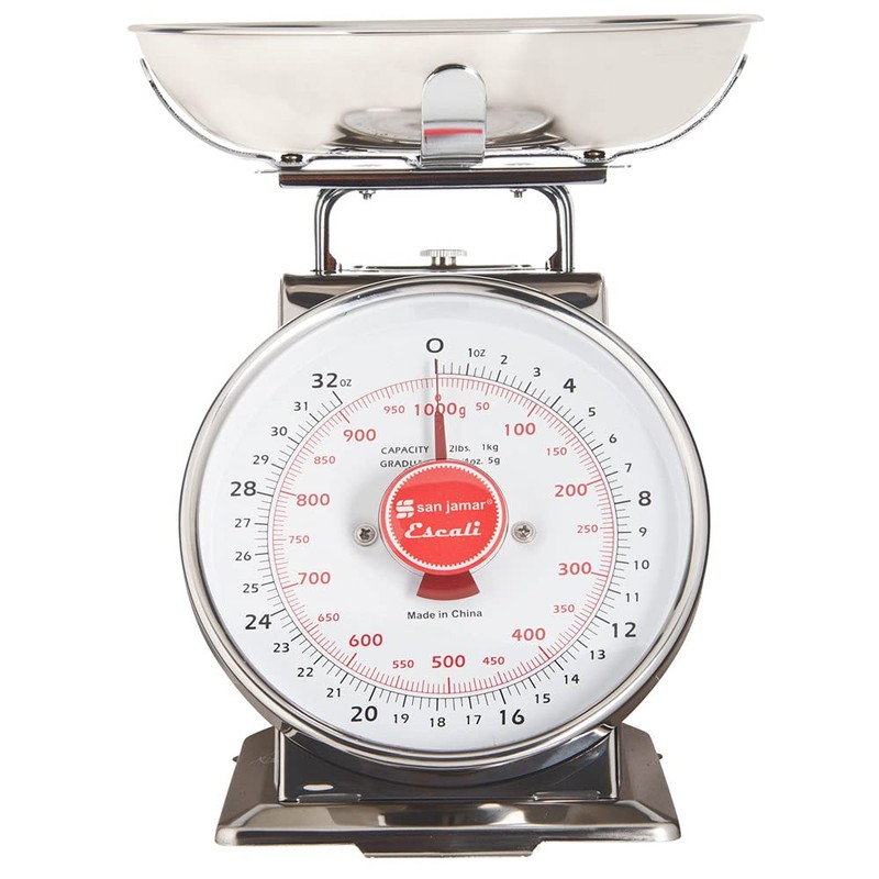 San Jamar Escali Promzr Mechanical Dial Scale with Bowl for