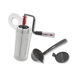 Nespoli NonStopMatic Paint Roller System 21 cm with Integrated Paint Tank and Automatic Release Mechanism White/Grey