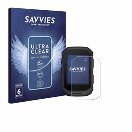 Savvies 6 Pack Screen Protector compatible with Garmin Edge MTB Protection Film Clear