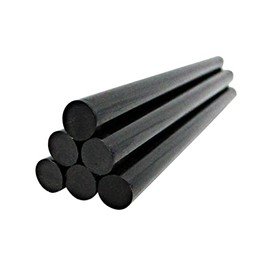 WIZ'A 478139307 Arkland Sakamoto Glue Gun Sticks, Diameter 0.3 x 3.9 inches (7.2 x 100 mm), Pack of 6, Black