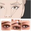 8 different eyebrow stencils for eyebrow shapes and eyebrows thickening,