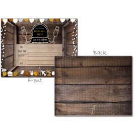 Retirement Party Invitations | Retired Invites Cards | 20 Count with Envelopes | Join us Your are Invited Fill in and Country Style Happy Retirement