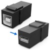 HB-DIGITAL Keystone Module with USB 2.0 BF/AF Socket | Multimedia