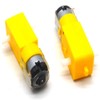 2PCS DC Electric Motor 3V-6V Dual Shaft Geared TT Motor
