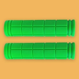 VIAUMBR Bicycle Grips Handlebar Grips Ergonomic Soft Rubber Non-Slip Road Bike Scooter MTB BMX Mountain Bike Trekking Bike eBike 120 mm Green