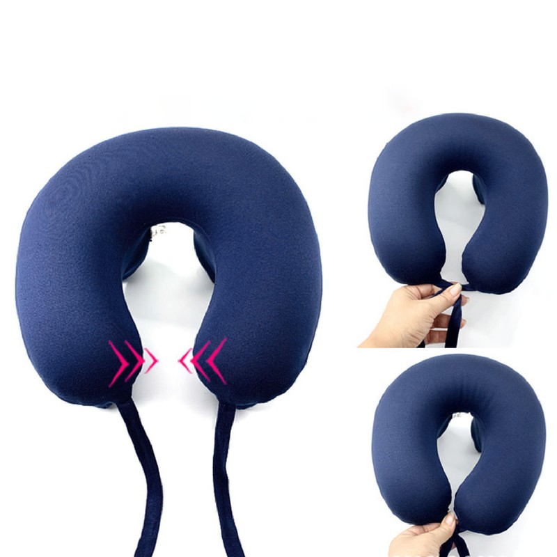 Press Type Inflatable U Shaped Pillow Portable Inflatable U Shaped