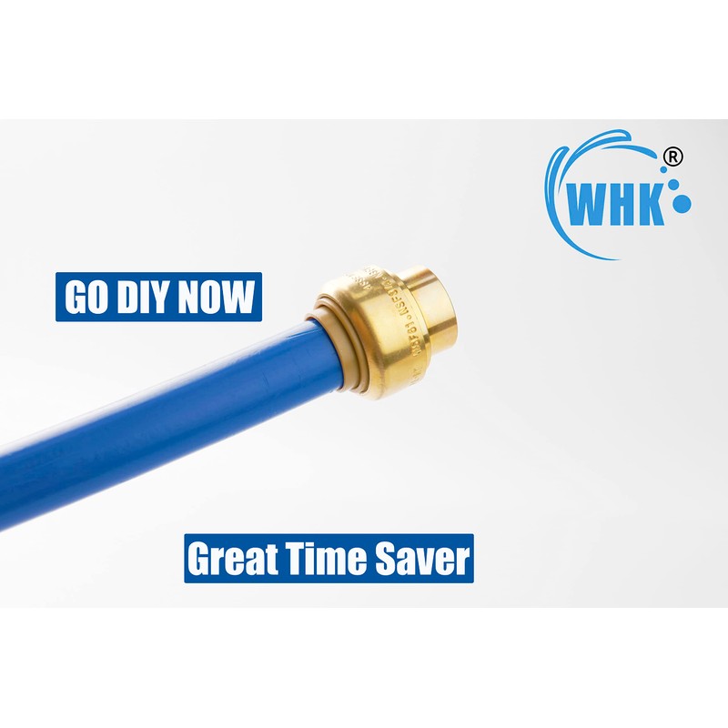 WHK 12 PACK 1/2" PEX Plug End CAP,Copper Cap 1/2"