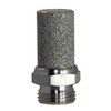 Silencer with Male Thread NPT 1/4 Inch Material Stainless Steel
