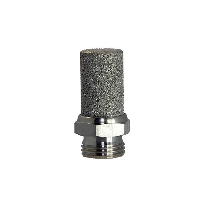 Silencer with Male Thread NPT 1/4 Inch Material Stainless Steel