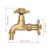 Bathroom Tap, Traditional Vintage Solid Brass Single Lever Tap for