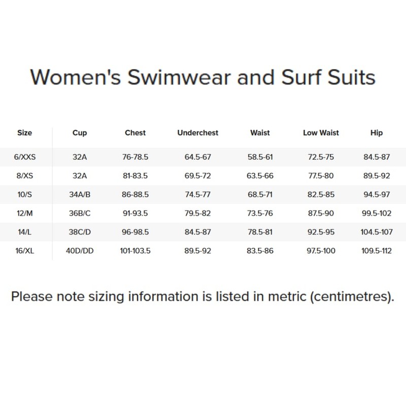RIP CURL Womens Classic Long Sleeve Surf Suit - Black