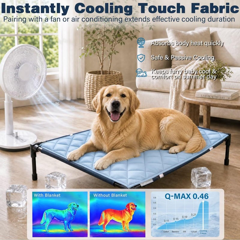JoyBlooms Cooling Mat for Dogs 2Pack Cooling Pad for Dogs