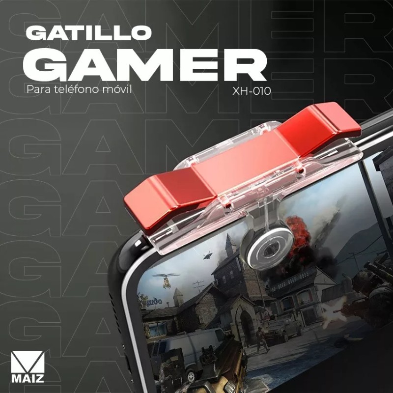 Maíz Gamepad Gatillos Duo Botones L1 R1 Ajustable Gamer Celular
