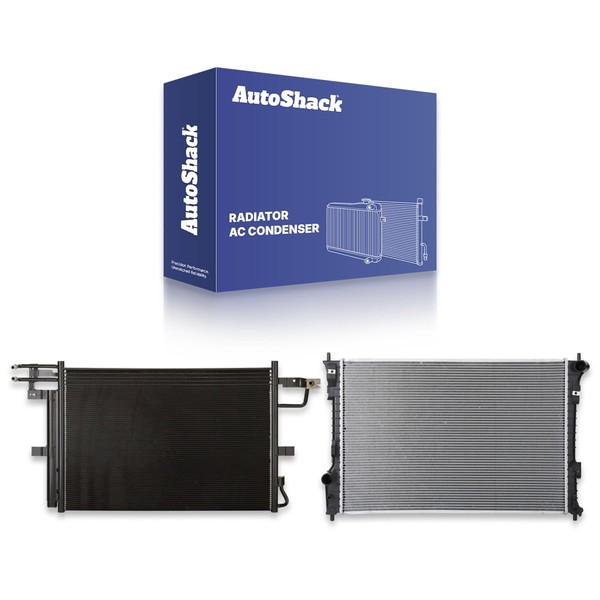 AutoShack Radiator Air Conditioning A/C Condenser | Replacement for 2015