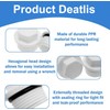 24Pcs Water Pipe Hex Thread Plugs, Plastic Plug Cap, 1’’