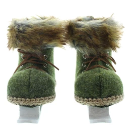 FRANK FLECHTWAREN Winter Decoration, Hanging Ice Skates, Set of 2, Christmas, Winter Time