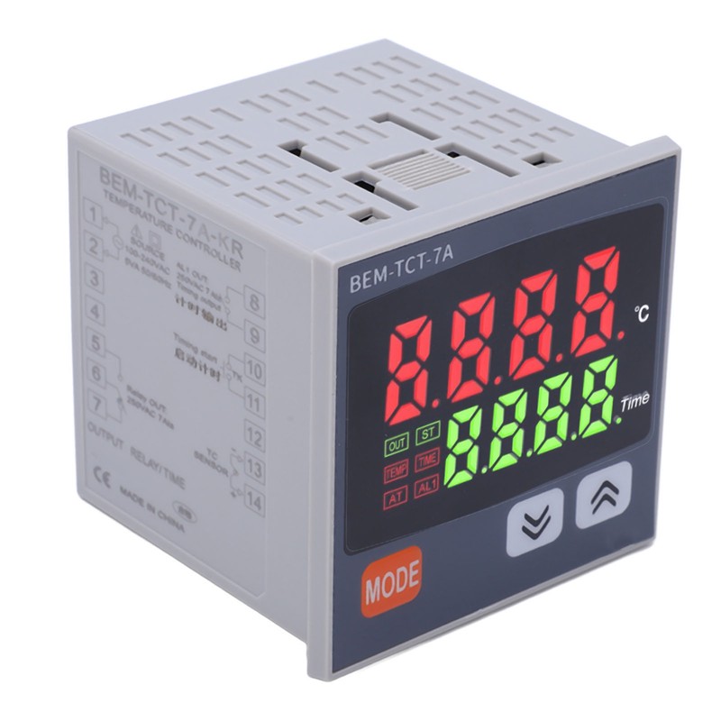 Digital Display Temperature Controller Relay Output Thermostat for Heat Press
