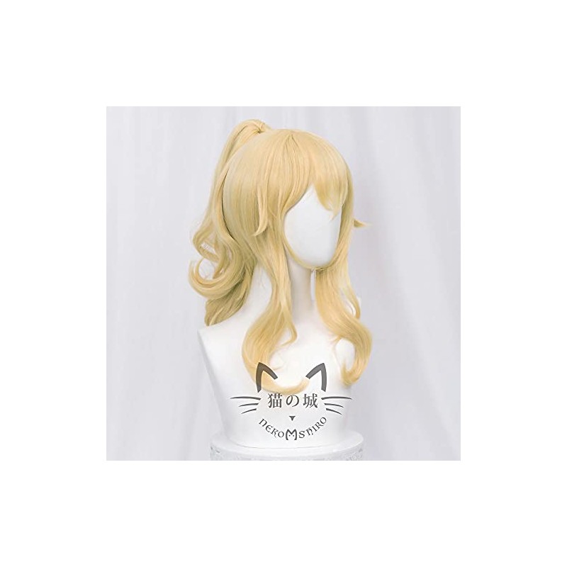 Genshin Jin Cosplay Wig, Anime, Heat Resistant, Costume Accessory, Parties,