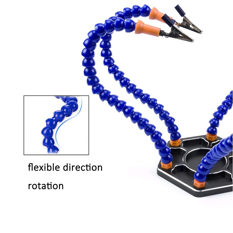 YoungRC Soldering Station with 6 Flexible Soldering Helping Hand Arms