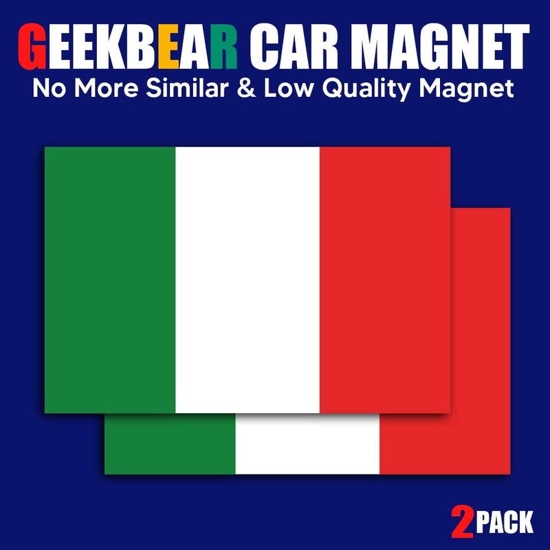 GEEKBEAR National Flag Car Magnet (Italy)