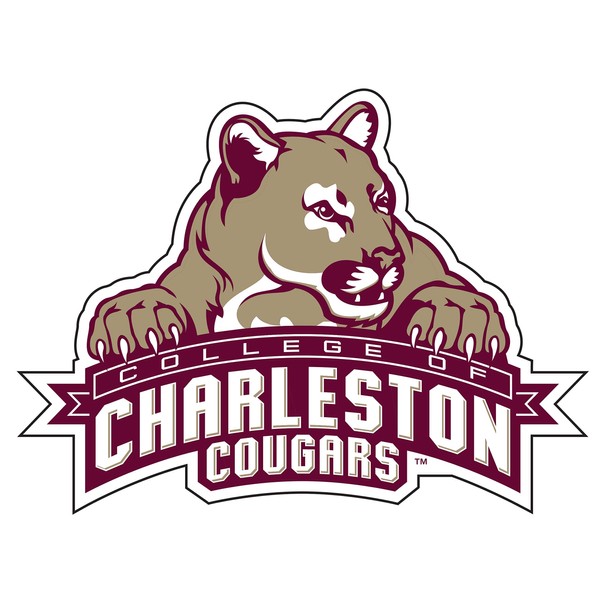 COLLEGE OF CHARLESTON Large 11.5" Cougar Decal