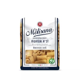 La Molisana Semolina Rigatoni Pasta #31 Bronzo 3-16oz Bags