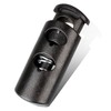 Double Hole Cord Locks End Plastic Spring Stop Toggle Stopper