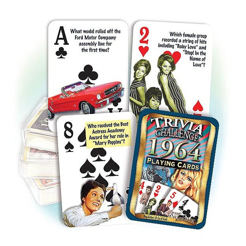 Flickback 1964 Trivia Playing Cards: Birthday/Anniversary