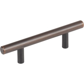 Elements by Hardware Resources 3" Center-to-Center Dark Brushed Bronze Naples Cabinet Bar Pull