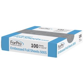 ForPro Professional Collection Embossed Foil Sheets 500S Hair Color Highlights 5x10