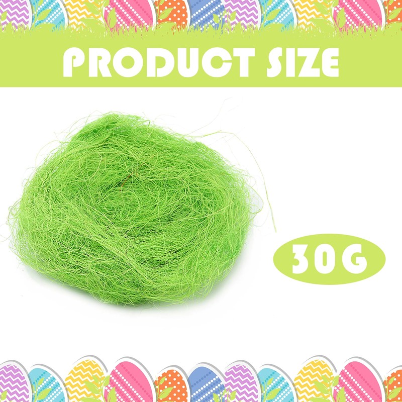 30g Easter Green Grass, Easter Fake Grass, Easters Basket Grasses,