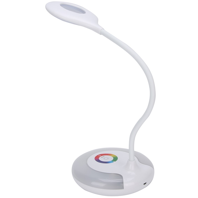 LED Table Lamp Touch Dimming Desk Light Eye Protection Colorful
