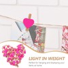 Kisangel 50pcs Mini Wooden Heart Pegs, DIY Clothes Clips Photo
