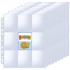 306 Pockets Trading Card Sleeves, Double-Sided 9 Pocket Binder Sheets,