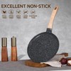 JEETEE Crepe Pan Nonstick, 9.5 Inch Comales Para Tortillas Griddle