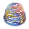HappyHome Kids Float Ring with Glitter, Cute, Sparkle, Rainbow, Unisex,