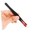 jojofuny Stamp Tweezer for Collectors Tool Grip for Stamps Jewelry