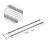 sourcing map Rectangle Shape Ventilation Grille Aluminum Alloy Louvered Air