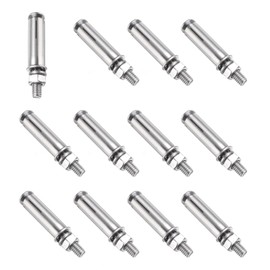 PATIKIL M6 x 50mm Expansion Bolts, 12Pcs 304 Stainless Steel Expansion Screw Bolts Sleeve Anchoring Fastener for Wall Concrete Brick Wall Drywall Air Conditioner, Silver