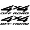 Vinylmark LLC Replacement 4x4 Off Road Decals (Black) - 2002