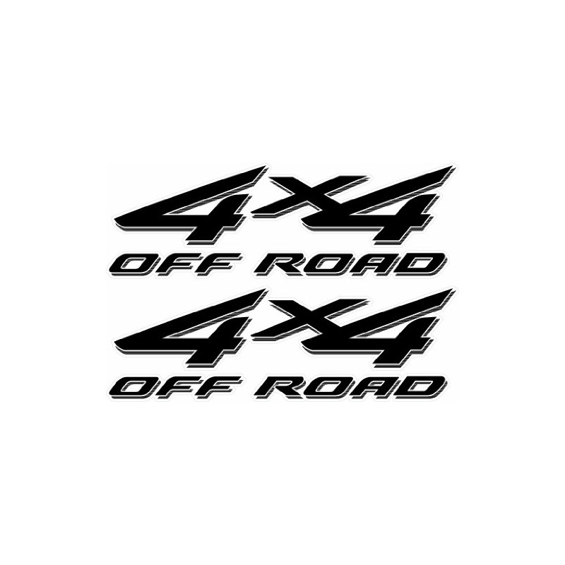 Vinylmark LLC Replacement 4x4 Off Road Decals (Black) - 2002