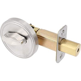 Delaney Hardware 205-S-US32D-One-Sided Deadbolt Half Bore One Sided Deadbolt Half Bore, Stainless Steel