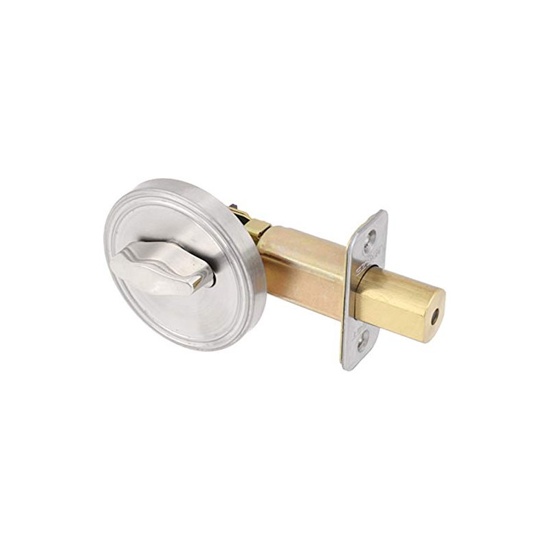 Delaney Hardware 205-S-US32D-One-Sided Deadbolt Half Bore One Sided Deadbolt Half