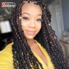 3 Pack Spring Twist Ombre Colours Crochet Braids Synthetic Braid